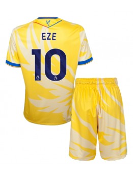 Crystal Palace Eberechi Eze #10 Replika Borta Kläder Barn 2024-25 Kortärmad (+ byxor)